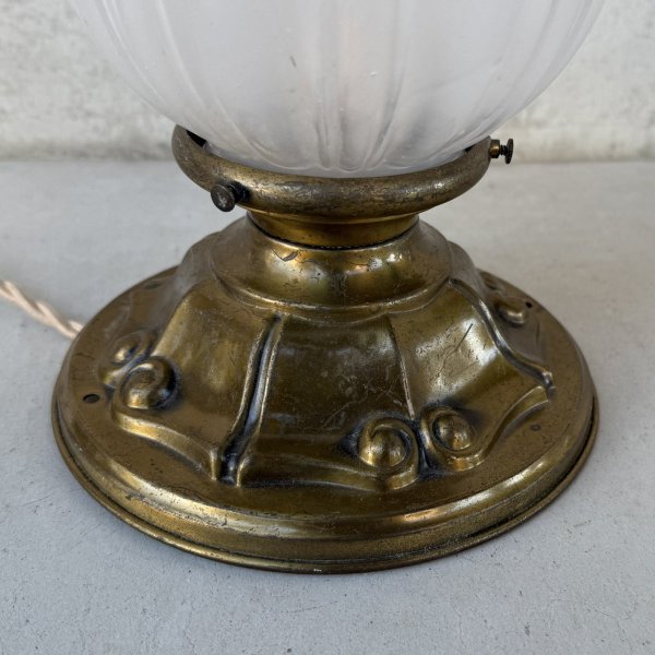 画像3: VINTAGE ANTIQUE LIGHTING ヴィンテージ アンティーク  シーリングライト 天井照明  / ライト ランプ ガラスシェード インテリア 電気 ショップ 店舗什器 E26 アメリカ (3)
