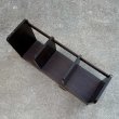 画像6: アンティーク 昭和レトロ 古道具 本立て 本棚 ブックスタンド / インテリア 収納 木製 家具 古民家 蔵 うぶだし (6)