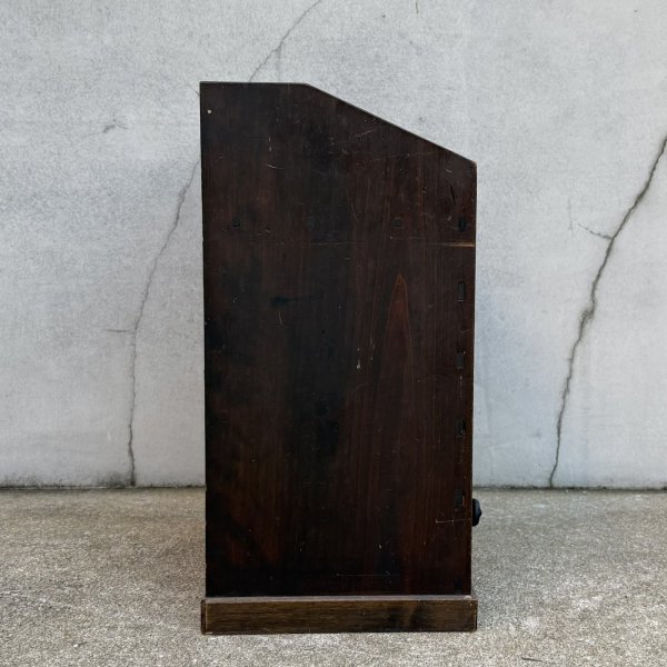 画像4: アンティーク 昭和レトロ 古道具 引き出し 小箪笥 / 木製 収納 棚 家具 和箪笥 小物入れ 古民家 蔵 うぶだし (4)