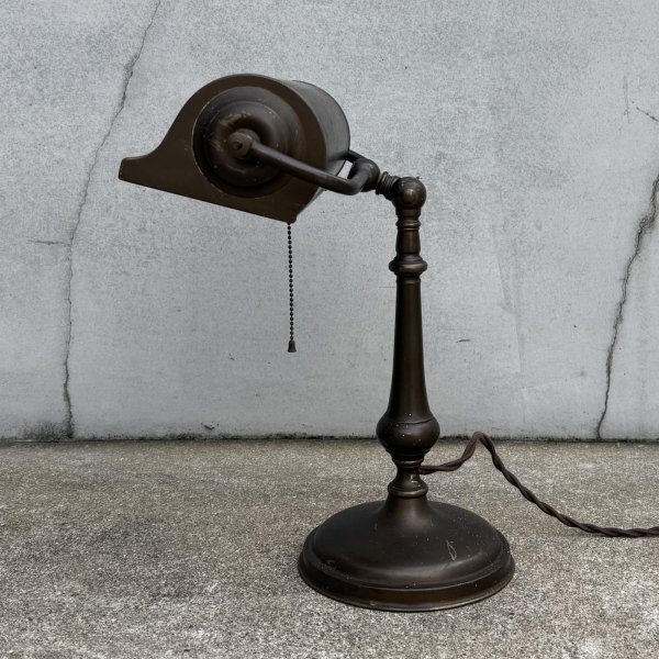 画像4: VINTAGE ANTIQUE DESKLAMP ヴィンテージ アンティーク デスクランプ スタンドライト 卓上ライト テーブルランプ 照明 /  インテリア 店舗什器 アメリカ (4)