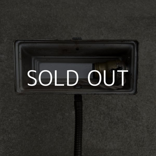 画像8: VINTAGE ANTIQUE DESKLAMP ヴィンテージ アンティーク デスクランプ スタンドライト 卓上ライト テーブルランプ 照明 / グースネック アイアン 鉄 店舗什器 アメリカ (8)