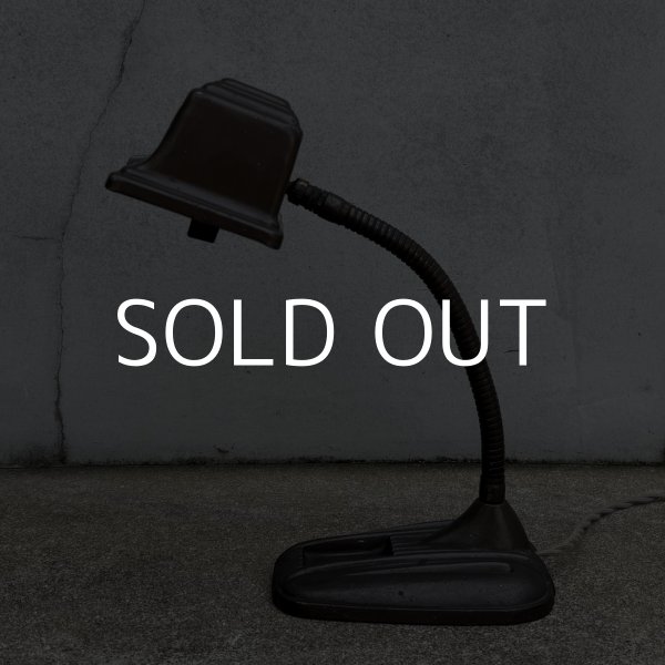 画像5: VINTAGE ANTIQUE DESKLAMP ヴィンテージ アンティーク デスクランプ スタンドライト 卓上ライト テーブルランプ 照明 / グースネック アイアン 鉄 店舗什器 アメリカ (5)