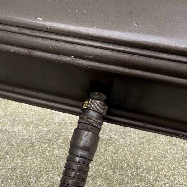 画像9: VINTAGE ANTIQUE DESKLAMP ヴィンテージ アンティーク デスクランプ スタンドライト 卓上ライト テーブルランプ 照明 / グースネック アイアン 鉄 店舗什器 アメリカ (9)