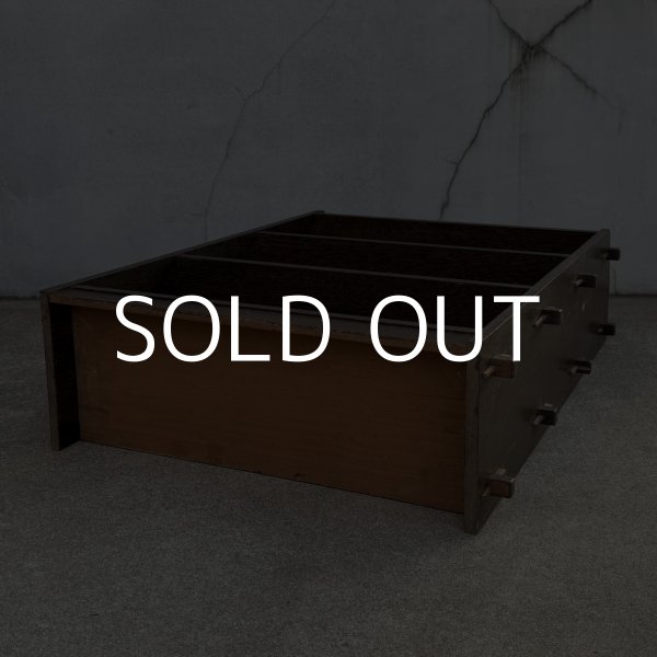 画像6: ANTIQUE VINTAGE アンティーク ヴィンテージ 昭和レトロ 古道具 くさび棚 楔棚 本棚 / 木製 収納 4段 棚 家具 古家具 古民家 蔵 うぶだし (6)