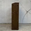 画像4: ANTIQUE VINTAGE アンティーク ヴィンテージ 昭和レトロ 古道具 くさび棚 楔棚 本棚 / 木製 収納 4段 棚 家具 古家具 古民家 蔵 うぶだし (4)