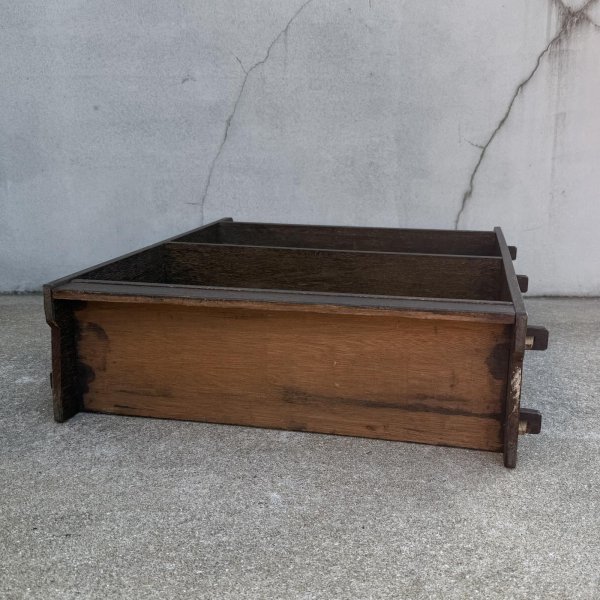 画像6: ANTIQUE VINTAGE アンティーク ヴィンテージ 昭和レトロ 古道具 くさび棚 楔棚 本棚 / 木製 収納 3段 棚 家具 古家具 古民家 蔵 うぶだし (6)