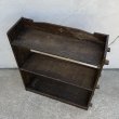 画像5: ANTIQUE VINTAGE アンティーク ヴィンテージ 昭和レトロ 古道具 くさび棚 楔棚 本棚 / 木製 収納 3段 棚 家具 古家具 古民家 蔵 うぶだし (5)