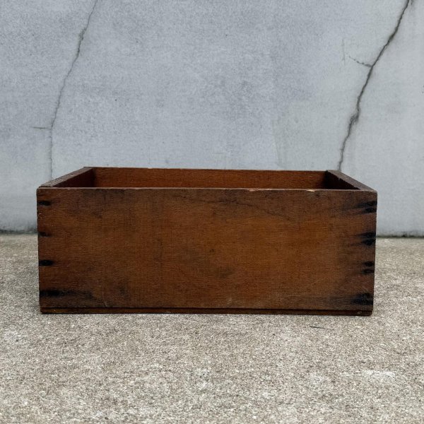 画像4: VINTAGE ANTIQUE WOOD CRATE WOODEN BOX JACK SPRAT ヴィンテージ アンティーク ウッドボックス 木箱 / コレクタブル 収納 ケース アドバタイジング 店舗什器 アメリカ  (4)
