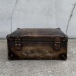 画像6: VINTAGE ANTIQUE SUITCASE LEATHEROID MFG.CO ヴィンテージ アンティーク ファイバースーツケース トランク / カバン ディスプレイ 収納 茶色 店舗什器 アメリカ (6)
