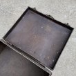 画像10: VINTAGE ANTIQUE SUITCASE LEATHEROID MFG.CO ヴィンテージ アンティーク ファイバースーツケース トランク / カバン ディスプレイ 収納 茶色 店舗什器 アメリカ (10)