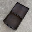 画像9: VINTAGE ANTIQUE SUITCASE LEATHEROID MFG.CO ヴィンテージ アンティーク ファイバースーツケース トランク / カバン ディスプレイ 収納 茶色 店舗什器 アメリカ (9)
