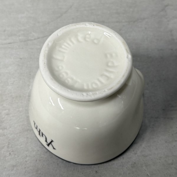 画像6: VINTAGE ANTIQUE BAILEYS SUGAR POT ヴィンテージ アンティーク ベイリーズ フェイスカップ シュガーポット / コレクタブル オブジェ ティーカップ マグカップ ノベルティ 1996年限定 陶器 食器 雑貨 A (6)