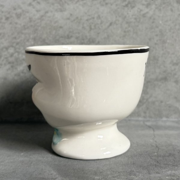 画像4: VINTAGE ANTIQUE BAILEYS SUGAR POT ヴィンテージ アンティーク ベイリーズ フェイスカップ シュガーポット / コレクタブル オブジェ ティーカップ マグカップ ノベルティ 1996年限定 陶器 食器 雑貨 A (4)