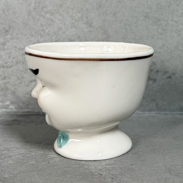 画像4: VINTAGE ANTIQUE BAILEYS SUGAR POT ヴィンテージ アンティーク ベイリーズ フェイスカップ シュガーポット / コレクタブル オブジェ ティーカップ マグカップ ノベルティ 1996年限定 陶器 食器 雑貨 B (4)