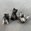 画像5: VINTAGE ANTIQUE CAT FIGURINE ヴィンテージ アンティーク 猫 ネコ オブジェ 陶器 / コレクタブル インテリア 子猫 置物 雑貨 3匹 セット アメリカ  (5)