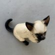 画像5: VINTAGE ANTIQUE LEFTON CAT FIGURINE ヴィンテージ アンティーク 猫 ネコ オブジェ 置物 / コレクタブル シャムネコ インテリア 陶器 雑貨 輸出用 日本製 JAPAN (5)