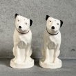 画像2: VINTAGE ANTIQUE VICTOR NIPPER DOG SALT AND PEPPER SHAKERS ヴィンテージ アンティーク ビクター ニッパー犬 ソルト＆ペッパー 塩胡椒入れ オブジェ / 陶器 コレクタブル 置物 雑貨 アメリカ (2)
