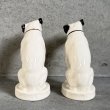 画像3: VINTAGE ANTIQUE VICTOR NIPPER DOG SALT AND PEPPER SHAKERS ヴィンテージ アンティーク ビクター ニッパー犬 ソルト＆ペッパー 塩胡椒入れ オブジェ / 陶器 コレクタブル 置物 雑貨 アメリカ (3)