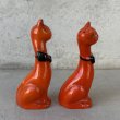 画像3: VINTAGE ANTIQUE CAT SALT AND PEPPER SHAKERS ヴィンテージ アンティーク 猫 ねこ ソルト＆ペッパー 塩胡椒入れ / 陶器 コレクタブル オブジェ 置物 雑貨 輸出用 日本製 JAPAN (3)