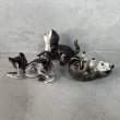 画像7: VINTAGE ANTIQUE CAT FIGURINE ヴィンテージ アンティーク 猫 ネコ オブジェ 陶器 / コレクタブル インテリア 子猫 置物 雑貨 3匹 セット アメリカ  (7)