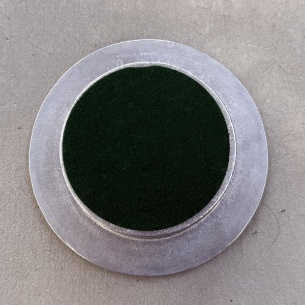 画像3: VINTAGE ANTIQUE WILTON COLUMBIA WINE BOTTLE COASTER ヴィンテージ アンティーク  ウィルトン トレー プレート ワインボトルコースター / インテリア ピューター 小物入れ 雑貨 店舗什器 アメリカ (3)