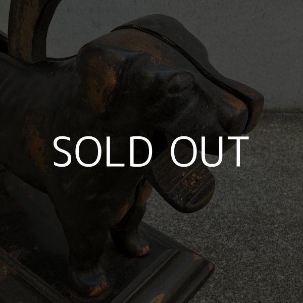 画像9: VINTAGE ANTIQUE JAPANNED NUTCRACKER CROWES IRON WORKS DOG ヴィンテージ アンティーク ジャパンド ジャパンフィニッシュ くるみ割り ナッツクラッカー 犬 / コレクタブル ディスプレイ オブジェ キャストアイアン 鋳物 置物 動物 雑貨 アメリカ (9)