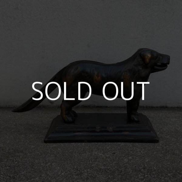 画像4: VINTAGE ANTIQUE JAPANNED NUTCRACKER CROWES IRON WORKS DOG ヴィンテージ アンティーク ジャパンド ジャパンフィニッシュ くるみ割り ナッツクラッカー 犬 / コレクタブル ディスプレイ オブジェ キャストアイアン 鋳物 置物 動物 雑貨 アメリカ (4)