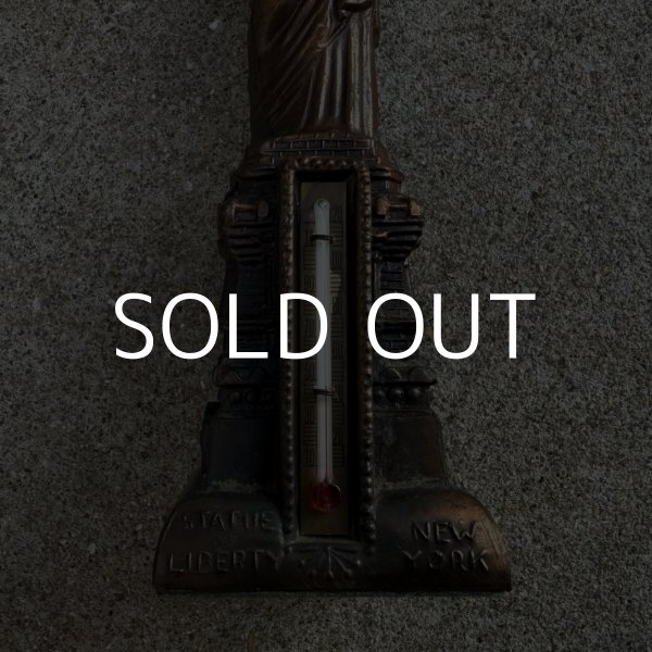 画像7: VINTAGE ANTIQUE STATUE OF LIBERTY THERMOMETER ヴィンテージ アンティーク 自由の女神 温度計 / コレクタブル オブジェ インテリア ディスプレイ 置物 雑貨 アメリカ (7)