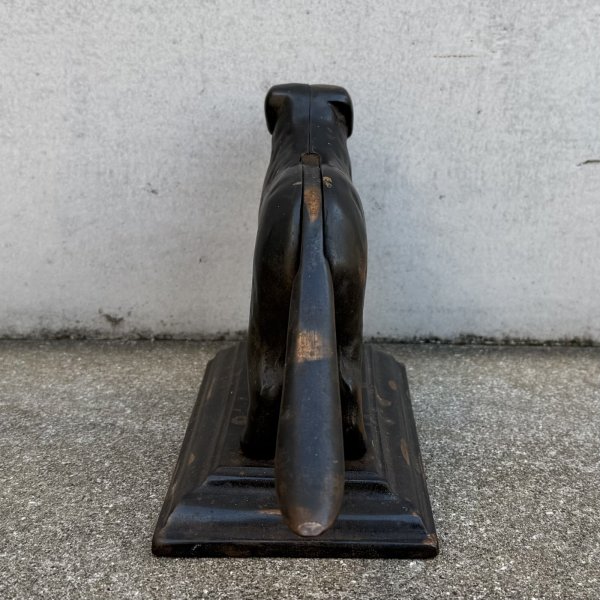 画像3: VINTAGE ANTIQUE JAPANNED NUTCRACKER CROWES IRON WORKS DOG ヴィンテージ アンティーク ジャパンド ジャパンフィニッシュ くるみ割り ナッツクラッカー 犬 / コレクタブル ディスプレイ オブジェ キャストアイアン 鋳物 置物 動物 雑貨 アメリカ (3)
