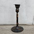 画像2: VINTAGE ANTIQUE JAPANNED DESKLAMP ヴィンテージ アンティーク ジャパンド ジャパンフィニッシュ デスクランプ スタンドライト 卓上ライト 照明 / テーブルランプ コレクタブル 店舗什器 アメリカ (2)
