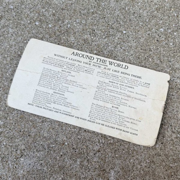 画像2: VINTAGE ANTIQUE STEREOSCOP PHOTO ヴィンテージ アンティーク ステレオスコープ 写真 ステレオカード / コレクタブル ディスプレイ インテリア アメリカ D (2)