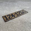 画像3: VINTAGE ANTIQUE LICENSE PLATE ヴィンテージ アンティーク ナンバープレート ライセンスプレート / インダストリアル モーター系 ガレージ ディスプレイ 車 店舗 1922年 イリノイ アメリカ (3)