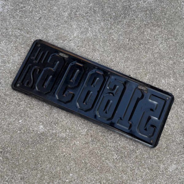 画像2: VINTAGE ANTIQUE LICENSE PLATE ヴィンテージ アンティーク ナンバープレート ライセンスプレート / インダストリアル モーター系 ガレージ ディスプレイ 車 1921年 イリノイ アメリカ (2)