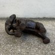 画像8: VINTAGE ANTIQUE ELEPHANT PIGGY BANK ヴィンテージ アンティーク 象 コインバンク マネーバンク 貯金箱 / コレクタブル オブジェ インテリア ディスプレイ キャストアイアン 動物 置物 雑貨 アメリカ (8)