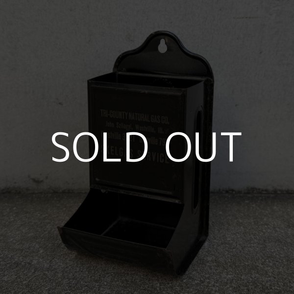 画像1: VINTAGE ANTIQUE  MATCH HOLDER ヴィンテージ アンティーク マッチ箱ホルダー ボックス / コレクタブル ケース アドバタイジング ディスプレイ ウォールインテリア 企業物 喫煙具 アメリカ (1)