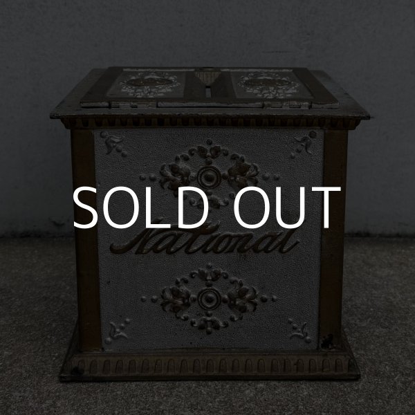 画像4: VINTAGE ANTIQUE NATIONAL CASH REGISTER RECEIPT BOX ヴィンテージ アンティーク ナショナルレジスター レシートボックス 箱 / コレクタブル レシート入れ ディスプレイ インテリア 店舗什器 アメリカ  (4)