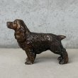 画像5: VINTAGE ANTIQUE DOG ヴィンテージ アンティーク コッカースパニエル 犬 / コレクタブル オブジェ インテリア ディスプレイ キャストアイアン ペーパーウェイト 置物 アメリカ (5)