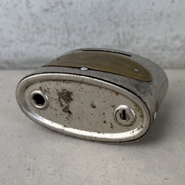 画像7: VINTAGE ANTIQUE COIN BANK PIGGY BANK ヴィンテージ アンティーク コインバンク マネーバンク 貯金箱 / コレクタブル オブジェ インテリア ノベルティー 銀行 アメリカ USA  (7)