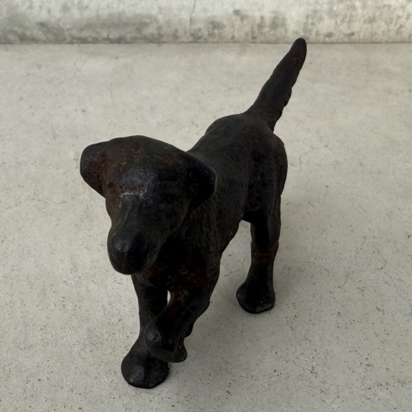 画像2: VINTAGE ANTIQUE POINTER ヴィンテージ アンティーク ポインター 犬 / コレクタブル オブジェ インテリア ディスプレイ キャストアイアン 動物 置物 雑貨 アメリカ (2)