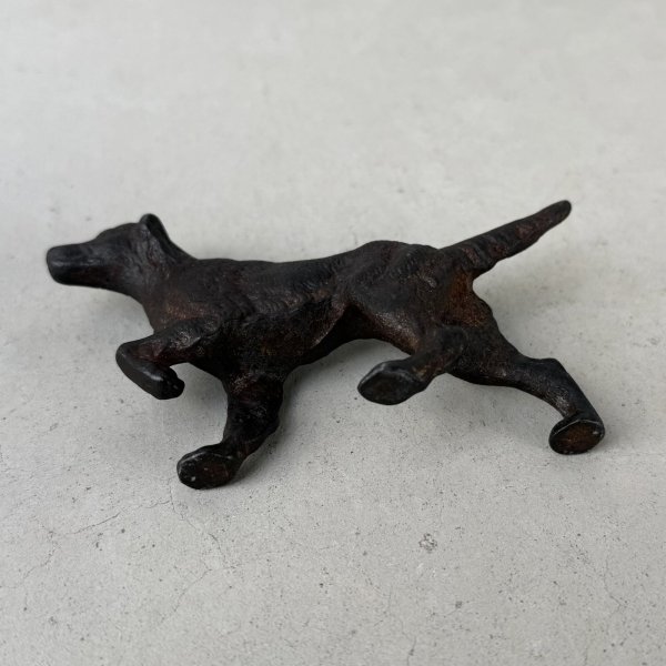 画像7: VINTAGE ANTIQUE POINTER ヴィンテージ アンティーク ポインター 犬 / コレクタブル オブジェ インテリア ディスプレイ キャストアイアン 動物 置物 雑貨 アメリカ (7)