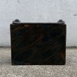 画像3: VINTAGE ANTIQUE COIN BANK JAPANNED W.F.BURNS CO. ヴィンテージ アンティーク コインバンク マネーバンク 貯金箱 ジャパンド ジャパンフィニッシュ / コレクタブル オブジェ インテリア ノベルティー 銀行 アメリカ USA (9) (3)