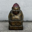 画像2: VINTAGE ANTIQUE BILLIKEN PIGGY BANK ヴィンテージ アンティーク ビリケン コインバンク マネーバンク 貯金箱 / オブジェ コレクタブル キャストアイアン 鋳物 アメリカ (2)