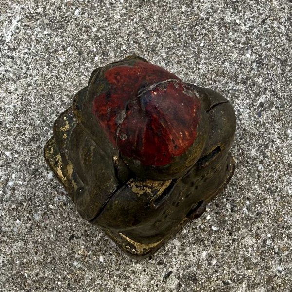 画像6: VINTAGE ANTIQUE BILLIKEN PIGGY BANK ヴィンテージ アンティーク ビリケン コインバンク マネーバンク 貯金箱 / オブジェ コレクタブル キャストアイアン 鋳物 アメリカ (6)