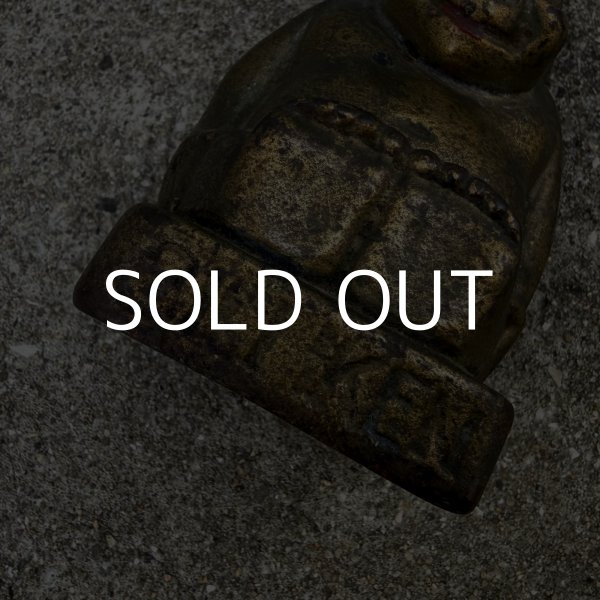 画像8: VINTAGE ANTIQUE BILLIKEN PIGGY BANK ヴィンテージ アンティーク ビリケン コインバンク マネーバンク 貯金箱 / オブジェ コレクタブル キャストアイアン 鋳物 アメリカ (8)