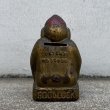 画像3: VINTAGE ANTIQUE BILLIKEN PIGGY BANK ヴィンテージ アンティーク ビリケン コインバンク マネーバンク 貯金箱 / オブジェ コレクタブル キャストアイアン 鋳物 アメリカ (3)