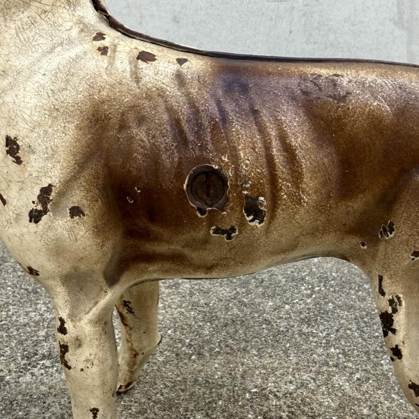 画像7: VINTAGE ANTIQUE BOSTON TERRIER DOOR STOPPER DOG ヴィンテージ アンティーク ボストンテリア ドアストッパー / コレクタブル オブジェ キャストアイアン 鋳物 置物 犬 店舗什器 アメリカ (5) (7)