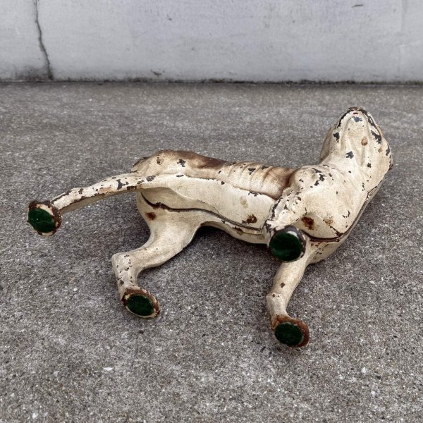 画像6: VINTAGE ANTIQUE BOSTON TERRIER DOOR STOPPER DOG ヴィンテージ アンティーク ボストンテリア ドアストッパー / コレクタブル オブジェ キャストアイアン 鋳物 置物 犬 店舗什器 アメリカ (5) (6)