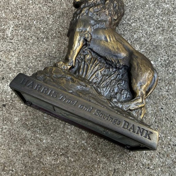 画像8: VINTAGE ANTIQUE COINBANK LION ヴィンテージ アンティーク コインバンク 貯金箱 ライオン / コレクタブル オブジェ インテリア ノベルティー 銀行 動物 置物 アメリカ (2) (8)