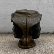 画像5: VINTAGE ANTIQUE A.C. WILLIAMS TWO FACE BLACK BOY PIGGY BANK ヴィンテージ アンティーク トゥーフェイス オブジェ 置物 / コレクタブル コインバンク 貯金箱 ディスプレイ インテリア キャストアイアン アメリカ (2) (5)