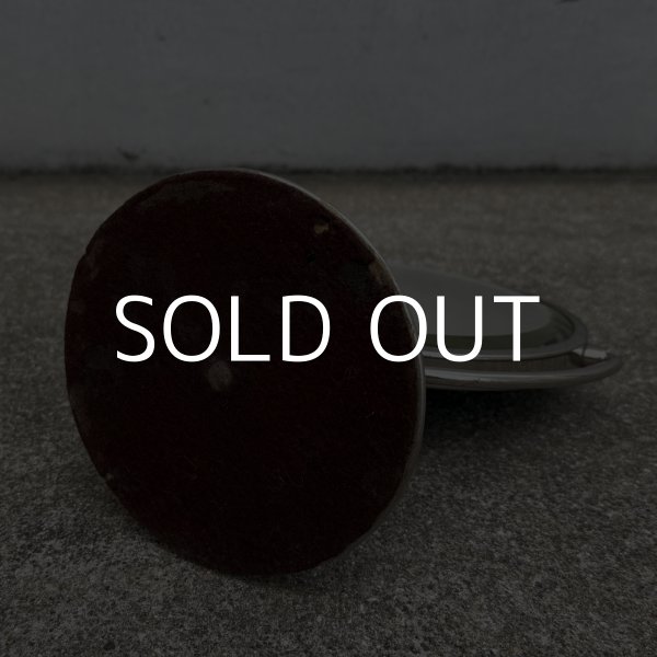 画像6: VINTAGE ANTIQUE STAND MIRROR NICKEL ヴィンテージ アンティーク スタンドミラー 鏡 / 卓上ミラー シェービングミラー ニッケル ラウンド インテリア  化粧 店舗什器 アメリカ USA (6) (6)